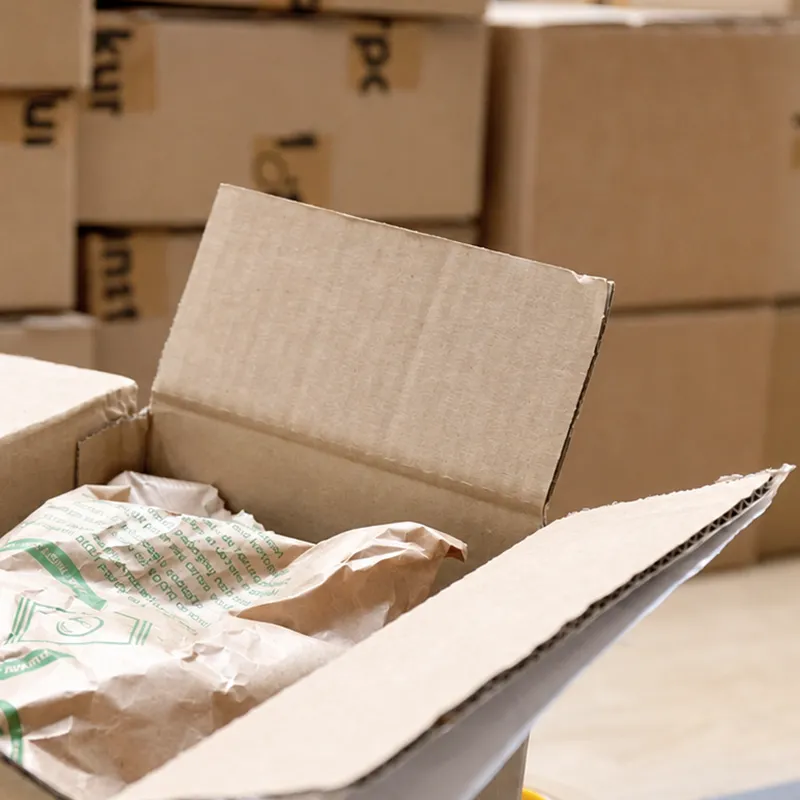 Ohne zusätzliche Kunststoffe verpackt